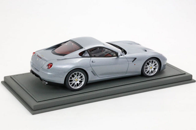BBR Models BBR1871C1V 1/18 Ferrari 599 GTB Fiorano 2006 Automatic Gear Titanium Grey -Bordeaux Interior Limited 72pcs (with Display Case) - image 2