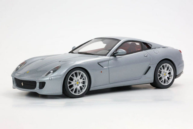 BBR Models BBR1871C1V 1/18 Ferrari 599 GTB Fiorano 2006 Automatic Gear Titanium Grey -Bordeaux Interior Limited 72pcs (with Display Case) - image 3