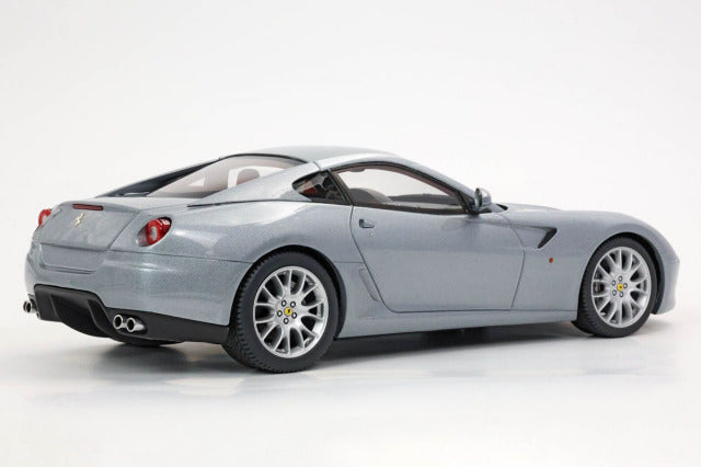 BBR Models BBR1871C1V 1/18 Ferrari 599 GTB Fiorano 2006 Automatic Gear Titanium Grey -Bordeaux Interior Limited 72pcs (with Display Case) - image 5