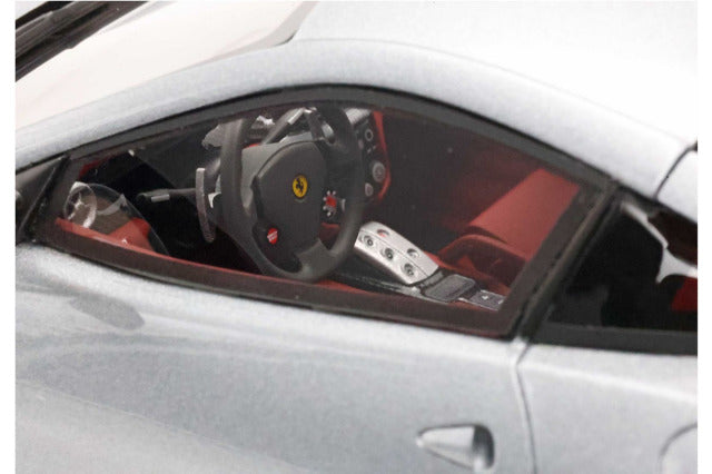 BBR Models BBR1871C1V 1/18 Ferrari 599 GTB Fiorano 2006 Automatic Gear Titanium Grey -Bordeaux Interior Limited 72pcs (with Display Case) - image 7