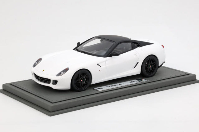 BBR Models BBR1871DV 1/18 Ferrari 599 GTB Fiorano 2006 Automatic Gear Matt White Limited 36pcs (with Display Case) - image 1