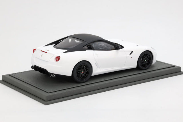 BBR Models BBR1871DV 1/18 Ferrari 599 GTB Fiorano 2006 Automatic Gear Matt White Limited 36pcs (with Display Case) - image 2