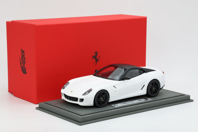 BBR Models BBR1871DV 1/18 Ferrari 599 GTB Fiorano 2006 Automatic Gear Matt White Limited 36pcs (with Display Case) - image 7