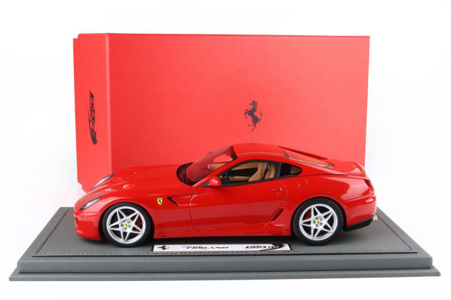 BBR Models BBR1871FV 1/18 Ferrari 599 GTB Fiorano 2006 Automatic Gear Rosso corsa - Leather interior Limited 108pcs (with Display Case) - image 9