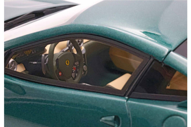 BBR Models BBR1871GV 1/18 Ferrari 599 GTB Fiorano 2006 Automatic Gear Verde Pino - Green & Cream interior (with Display Case) - image 6