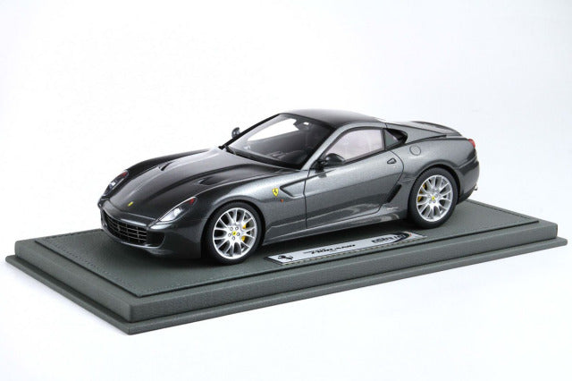 BBR Models BBR1872BV 1/18 Ferrari 599 GTB Fiorano 2006 Manual Gear Grigio Silverstone (with Display Case) - image 1