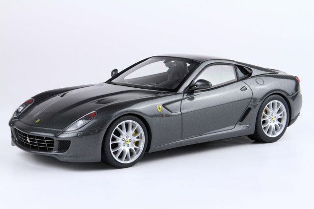 BBR Models BBR1872BV 1/18 Ferrari 599 GTB Fiorano 2006 Manual Gear Grigio Silverstone (with Display Case) - image 3