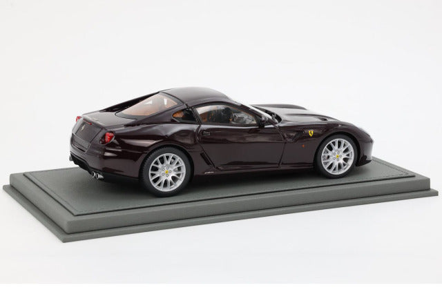 BBR Models BBR1872EV 1/18 Ferrari 599 GTB Fiorano 2006 Manual Gear Violet - Cuoio Color Interior (with Display Case) - image 2