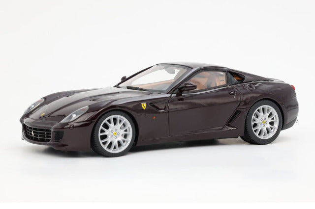 BBR Models BBR1872EV 1/18 Ferrari 599 GTB Fiorano 2006 Manual Gear Violet - Cuoio Color Interior (with Display Case) - image 3