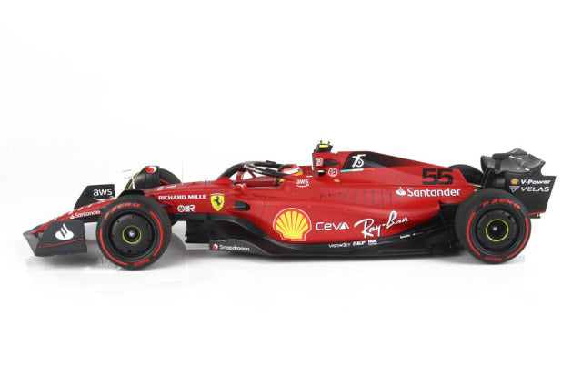 BBR 221855DIEV 1/18 Ferrari F1-75 Bahrain GP 2022 C.Sainz (with Display Case) - image 4