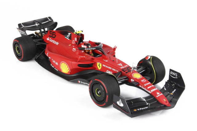 BBR 221855DIEV 1/18 Ferrari F1-75 Bahrain GP 2022 C.Sainz (with Display Case) - image 6