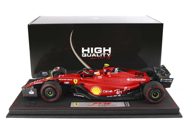 BBR 221855DIEV 1/18 Ferrari F1-75 Bahrain GP 2022 C.Sainz (with Display Case) - image 10
