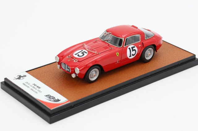 BBR BBR267A 1/43 Ferrari 340MM SN/0322 24H Le Mans 1953 n.15 Marizotto - Marizotto Resin Model Car - image 1