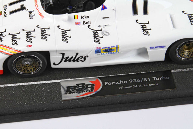 BBR Models BBRC1853AV 1/18 Porsche 936/81 Turbo Le Mans 1981 n.11 Winner (with Display Case) - image 6