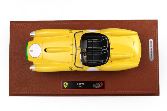 BBR Models BBRC1855BV 1/18 Ferrari 250 Testarossa 1957 Yellow Limited 100pcs (with Display Case) - image 3