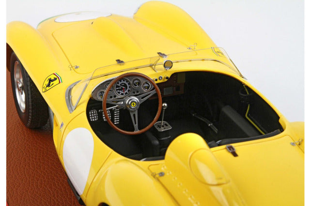 BBR Models BBRC1855BV 1/18 Ferrari 250 Testarossa 1957 Yellow Limited 100pcs (with Display Case) - image 4
