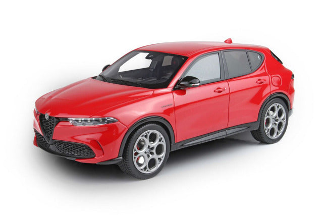 BBR Models BBRC1856AV 1/18 Alfa Romeo Tonale Veloce Rosso Alfa Limited 52pcs (with Display Case) - image 3