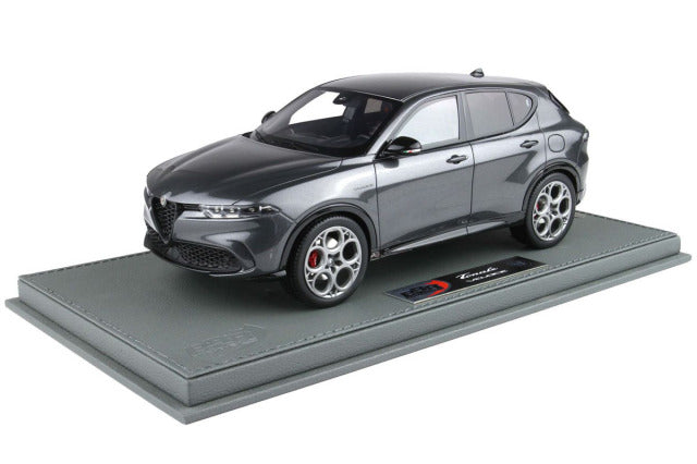BBR Models BBRC1856EV 1/18 Alfa Romeo Tonale Veloce Grigio Vesuvio Limited 32pcs (with Display Case) - image 1