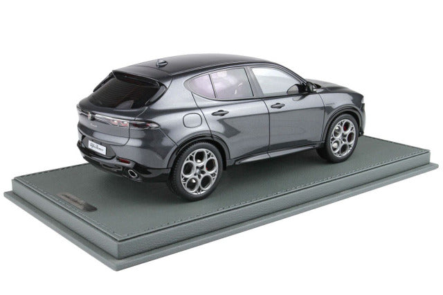 BBR Models BBRC1856EV 1/18 Alfa Romeo Tonale Veloce Grigio Vesuvio Limited 32pcs (with Display Case) - image 2