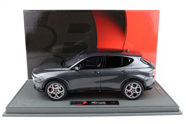 BBR Models BBRC1856EV 1/18 Alfa Romeo Tonale Veloce Grigio Vesuvio Limited 32pcs (with Display Case) - image 6