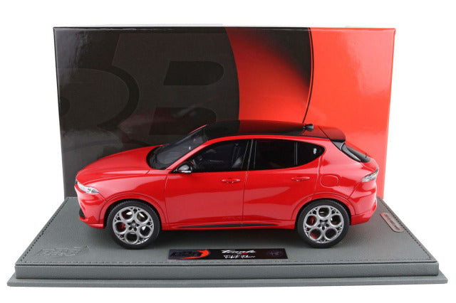 BBR Models BBRC1858AV 1/18 Alfa Romeo Tonale Tributo Rosso Alfa Limited 52pcs (with Display Case) - image 6