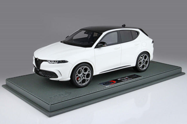 BBR Models BBRC1858CV 1/18 Alfa Romeo Tonale Tributo Bianco Alfa Limited 24pcs (with Display Case) - image 1