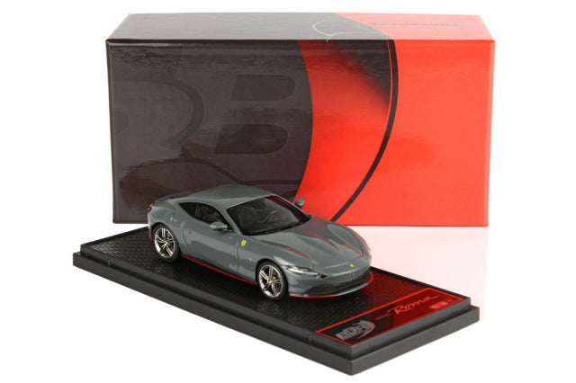 BBR Models BBRC236N 1/43 Ferrari Roma Grigio Medio / Red Stripe Limited 48pcs - image 6