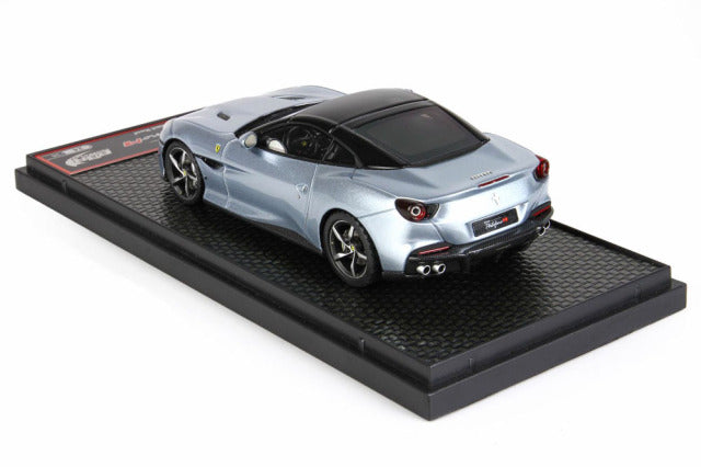 BBR BBRC250C1 1/43 Ferrari Portofino M (Closed roof) Grigio Alloy / Black roof Limited 36pcs Resin Model Car - image 2