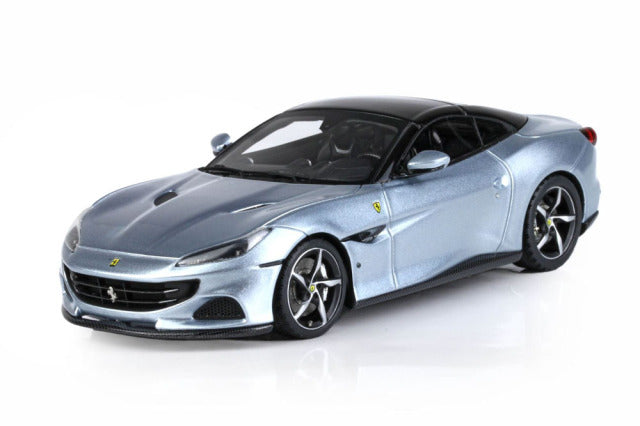 BBR BBRC250C1 1/43 Ferrari Portofino M (Closed roof) Grigio Alloy / Black roof Limited 36pcs Resin Model Car - image 3