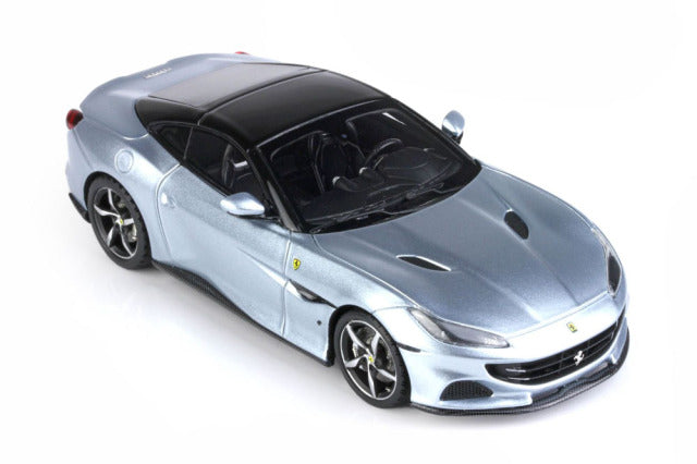 BBR BBRC250C1 1/43 Ferrari Portofino M (Closed roof) Grigio Alloy / Black roof Limited 36pcs Resin Model Car - image 6
