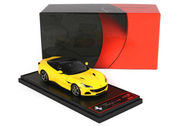 BBR Models BBRC250G1 1/43 Ferrari Portofino M (Closed roof) Giallo Modena / Black roof Limited 24pcs - image 7