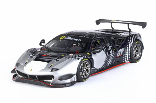 BBR Models BBRC255C 1/43 Ferrari 488 GT Modificata America Blue Limited 99pcs - image 3