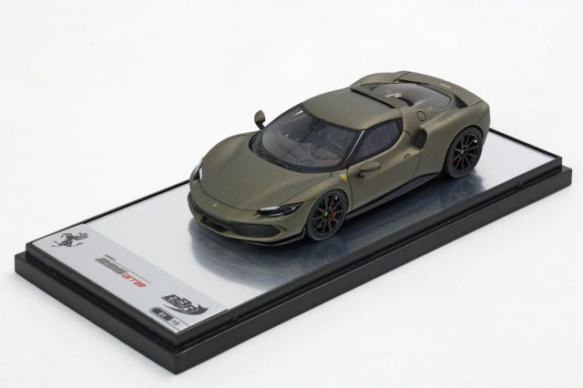 BBR Models BBRC264SU18 1/43 Ferrari 296 GTB Verde Manzoni Matt Limited 15pcs - image 1