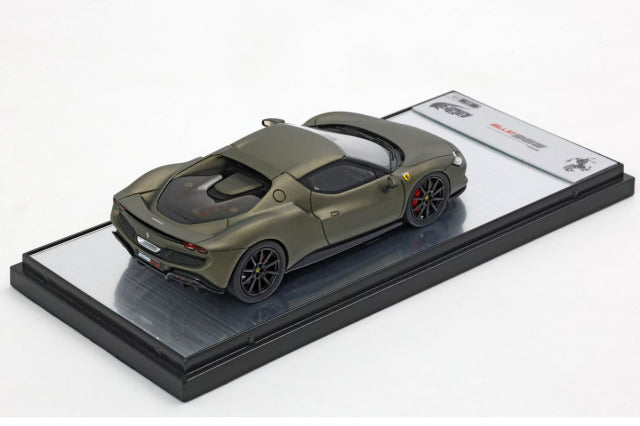 BBR Models BBRC264SU18 1/43 Ferrari 296 GTB Verde Manzoni Matt Limited 15pcs - image 2