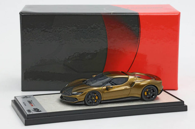 BBR Models BBRC265SU07 1/43 Ferrari 296 Assetto Fiorano Verde Volterra gloss / Black stripe Limited 20pcs - image 3