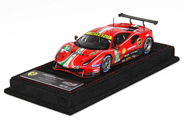 BBR Models BBRC266A 1/43 Ferrari 488GTE LMGTE Team AF Corse Wins Le Mans 2021 No.51 Limited 248pcs - image 1