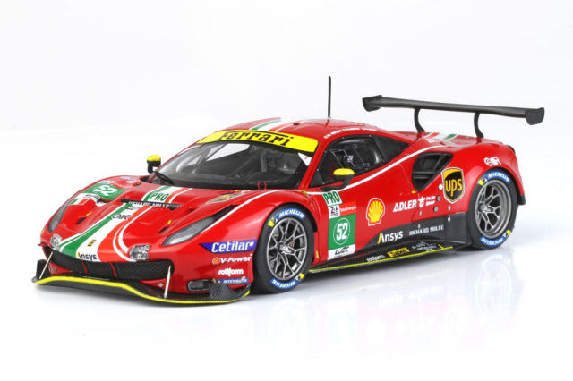 BBR Models BBRC266B 1/43 Ferrari 488GTE LMGTE Team AF Corse Le Mans 2021 No.52 Limited 90pcs - image 3