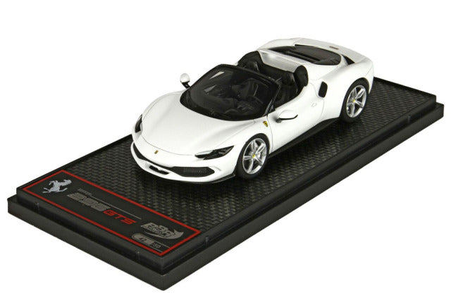 BBRC268B2 Ferrari 296GTS Bianco Cervino / Silver wheels Limited 50pcs - image 1