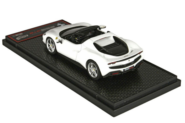 BBRC268B2 Ferrari 296GTS Bianco Cervino / Silver wheels Limited 50pcs - image 2