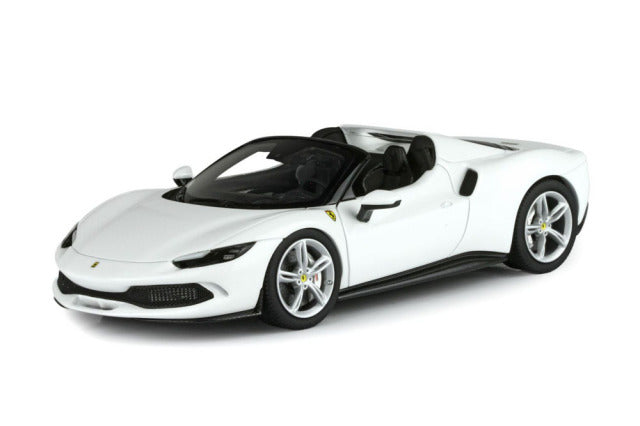 BBRC268B2 Ferrari 296GTS Bianco Cervino / Silver wheels Limited 50pcs - image 3