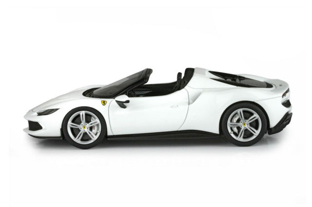 BBRC268B2 Ferrari 296GTS Bianco Cervino / Silver wheels Limited 50pcs - image 4