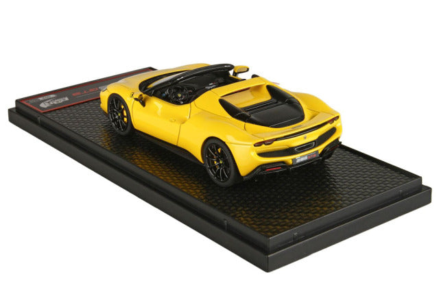 BBR Models BBRC268C1 1/43 Ferrari 296GTS Giallo Modena / Carbon wheels Limited 100pcs - image 2