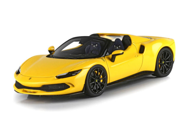 BBR Models BBRC268C1 1/43 Ferrari 296GTS Giallo Modena / Carbon wheels Limited 100pcs - image 3