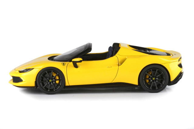 BBR Models BBRC268C1 1/43 Ferrari 296GTS Giallo Modena / Carbon wheels Limited 100pcs - image 4