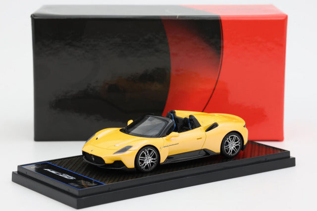 BBR Models BBRC276C 1/43 Maserati MC20 Cielo 2022 Giallo Genio - MMXX Design Rims Limited 15pcs - image 6