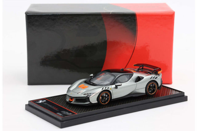 BBR Models BBRC285E 1/43 Ferrari SF90XX Stradale Grigio Competizione Limited 50pcs - image 6