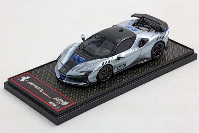 BBR Models BBRC285N 1/43 Ferrari SF90XX Stradale Titan Gray Limited 40pcs - image 1
