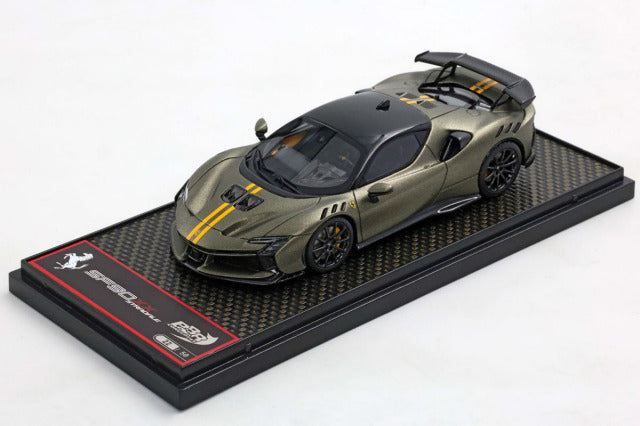 BBR Models BBRC285R 1/43 Ferrari SF90XX Stradale Verde Masoni Matt Limited 50pcs - image 1