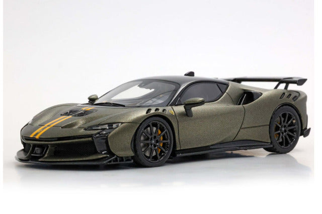 BBR Models BBRC285R 1/43 Ferrari SF90XX Stradale Verde Masoni Matt Limited 50pcs - image 3