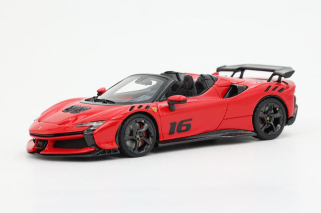 BBR Models BBRC286B16 1/43 Ferrari SF90XX Spider Rosso Corsa n.16 Carbon Base Limited 50pcs - image 3